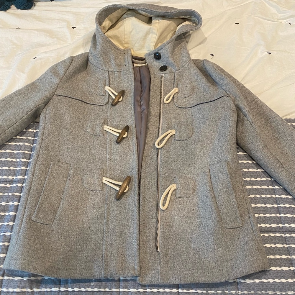 GAP hooded pea coat